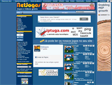 Tablet Screenshot of netjogos.com